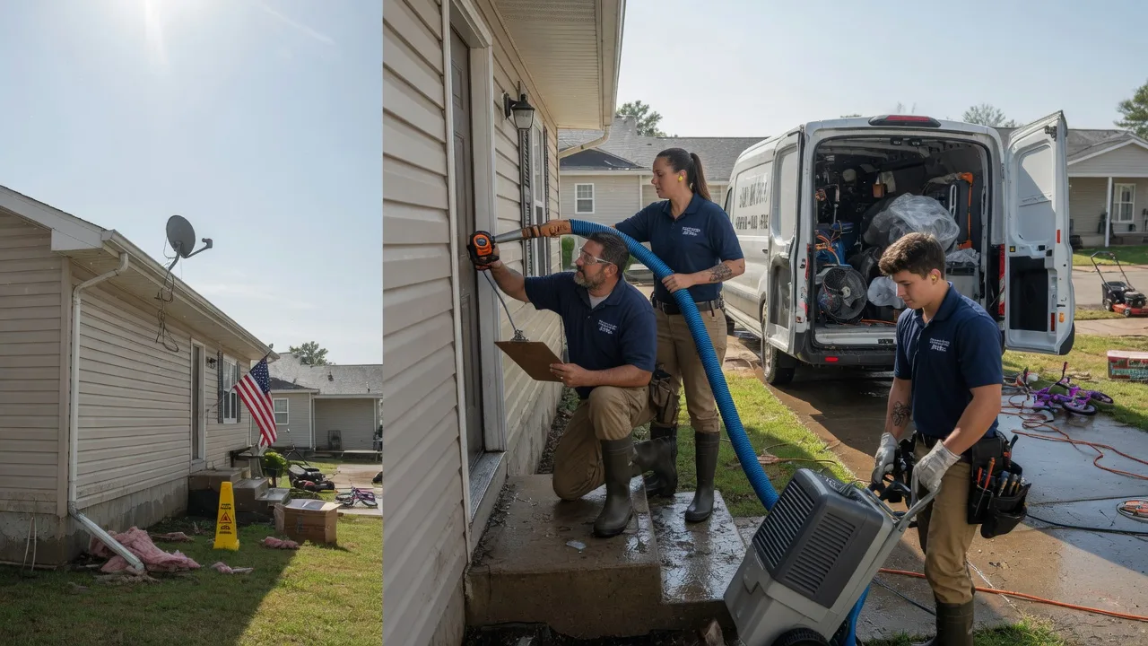 Ceiling Water Damage Restoration in Juliette, GA near me